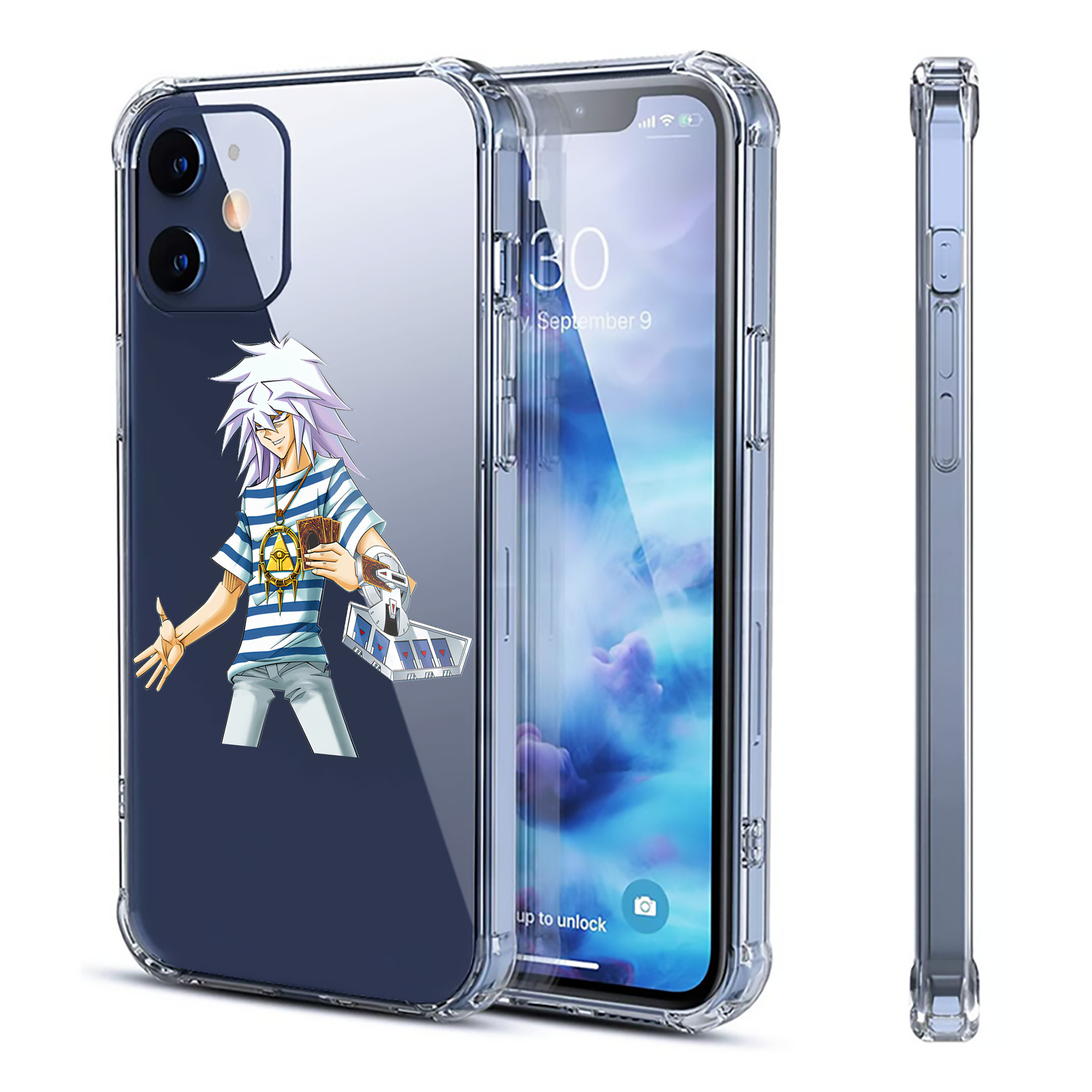 （画像用） 遊☆戯☆王 Yu-Gi-Oh! 【iPhone 12シリーズ対応】透明スマホケース（クリアソフトケース）